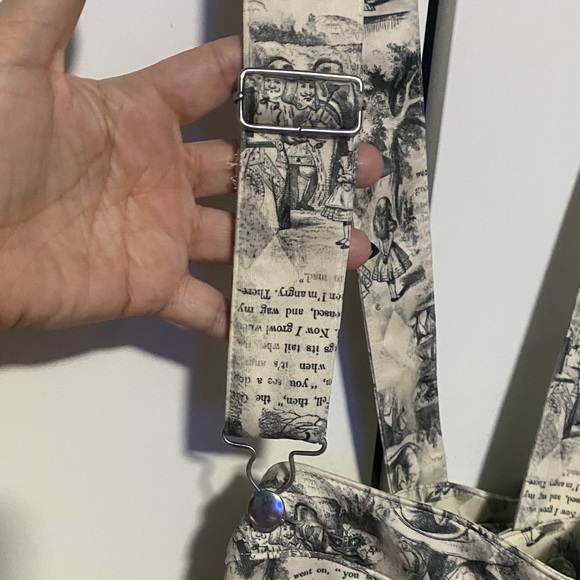 Thorn & Fable Through The Looking Glass Art Suspender Skirt - Picture 8 of 12